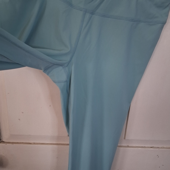 Women's Halina Athletics Light Turquoise Sports Leggings - Picture 4 of 13